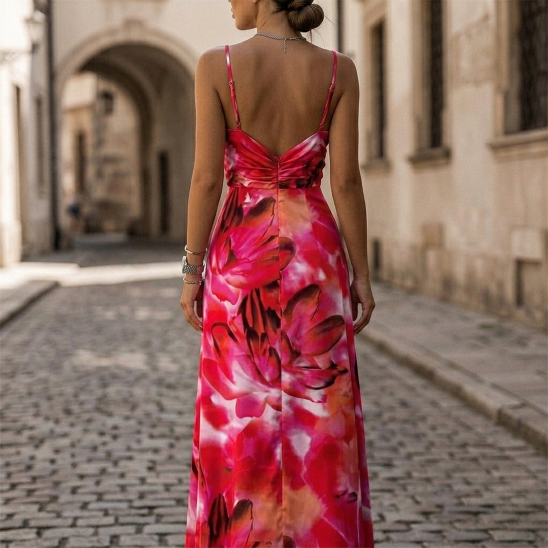 Serenella Satin Slip Maxi Dress