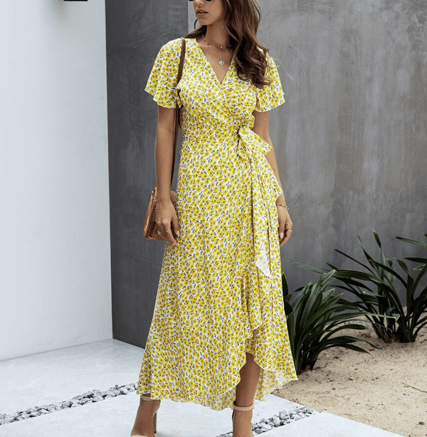 Martina Wrap Midi Dress