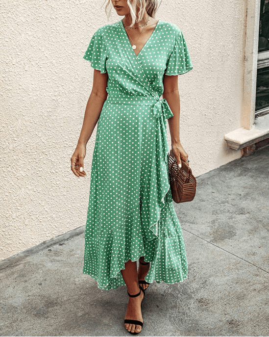 Martina Wrap Midi Dress