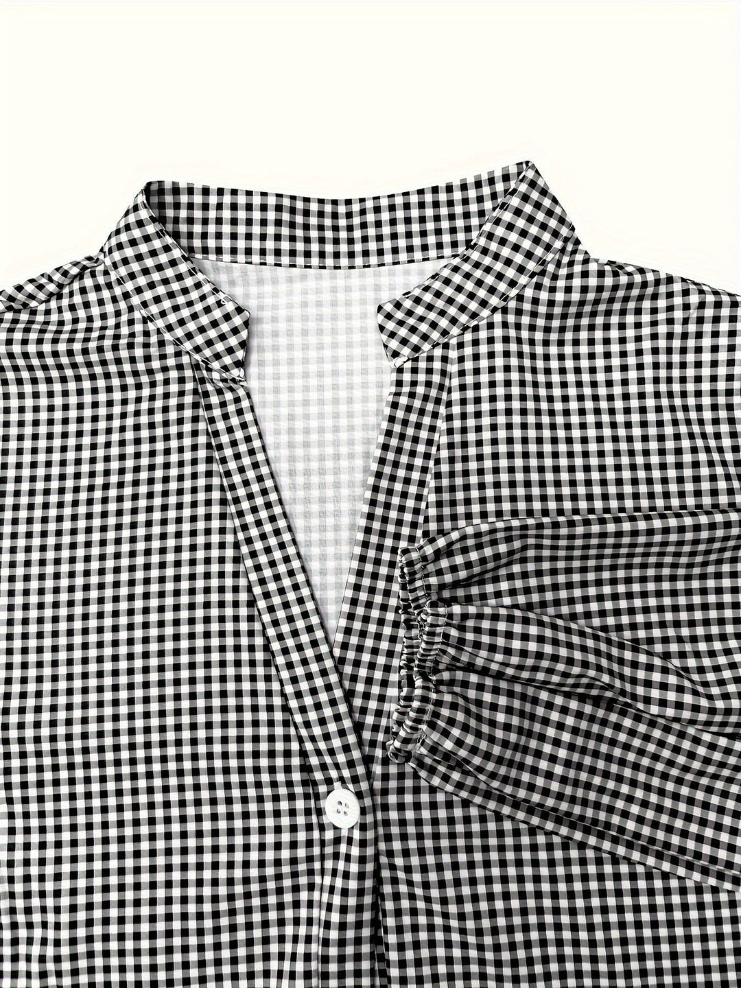 Lorelai Gingham Tiered Mini Dress