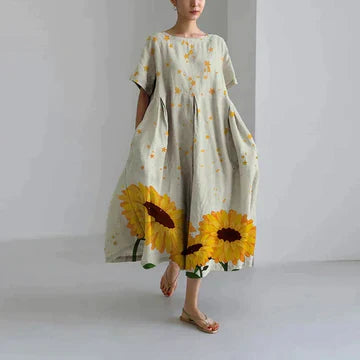 Sasha Abstract Midi Dress