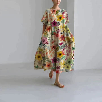 Sasha Abstract Midi Dress