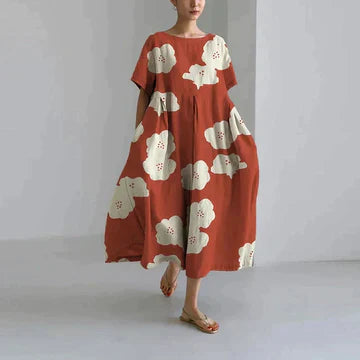 Sasha Abstract Midi Dress