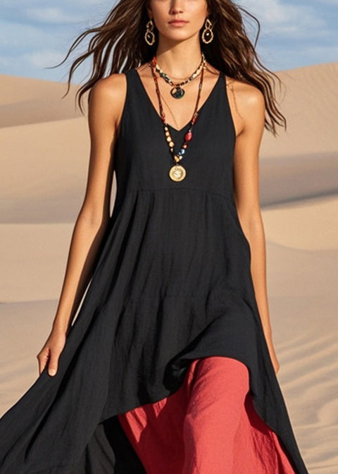 Solenne Layered Maxi Dress