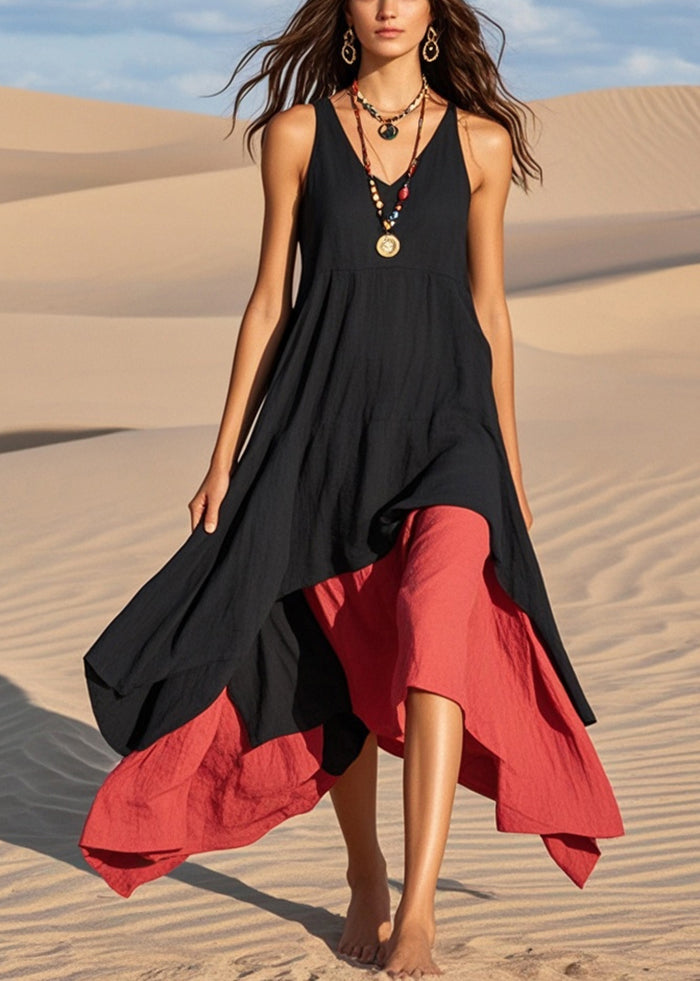 Solenne Layered Maxi Dress