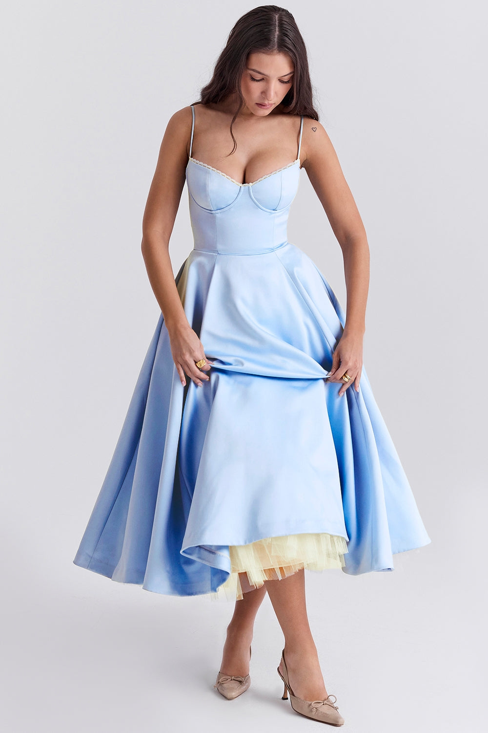 Zola Corset Midi Dress