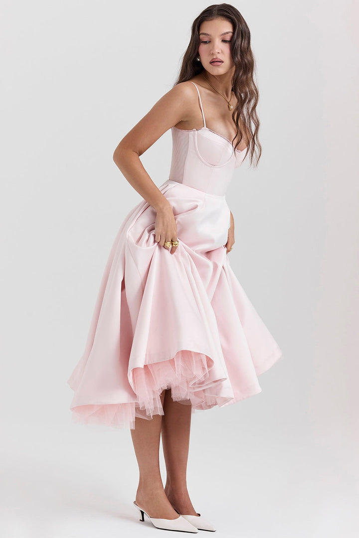 Zola Corset Midi Dress