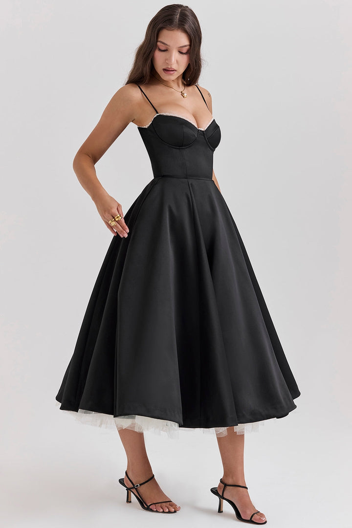 Zola Corset Midi Dress
