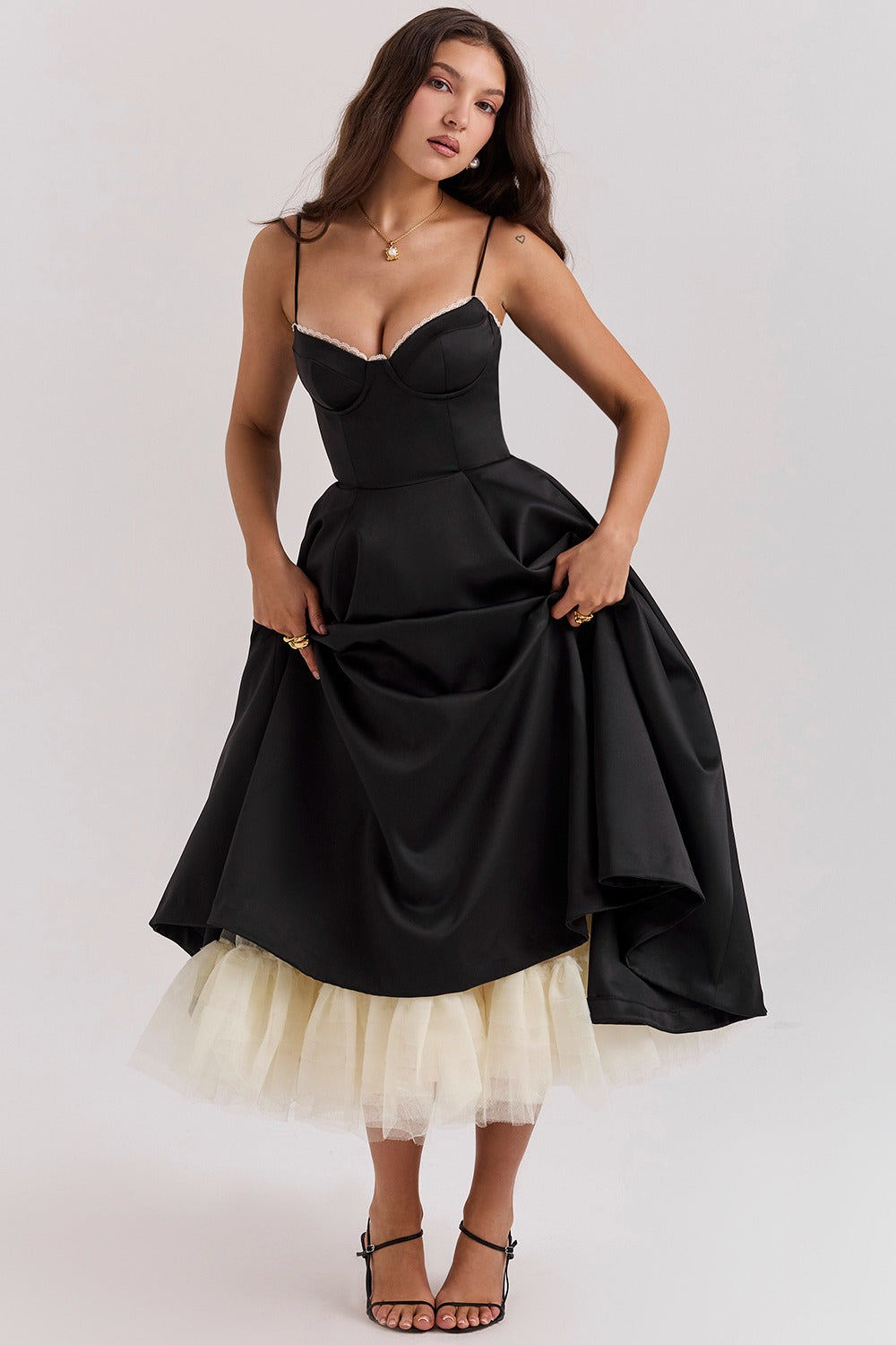Zola Corset Midi Dress