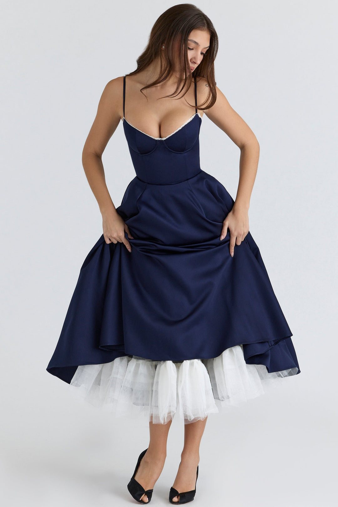 Zola Corset Midi Dress