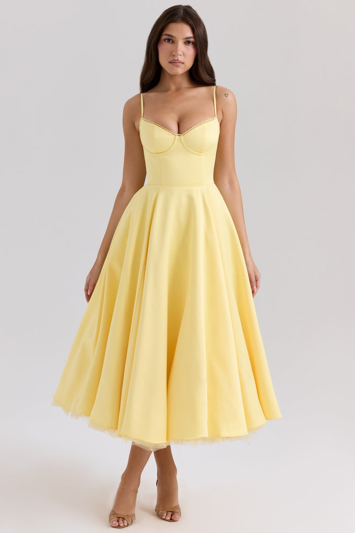 Zola Corset Midi Dress