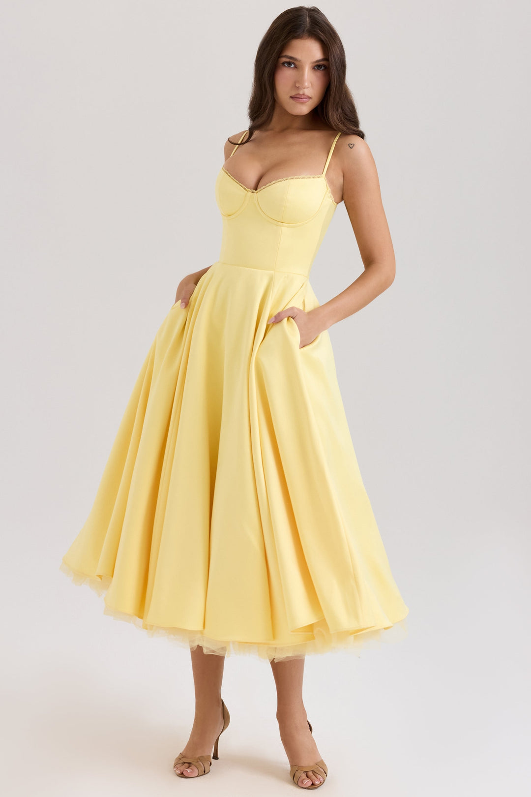 Zola Corset Midi Dress