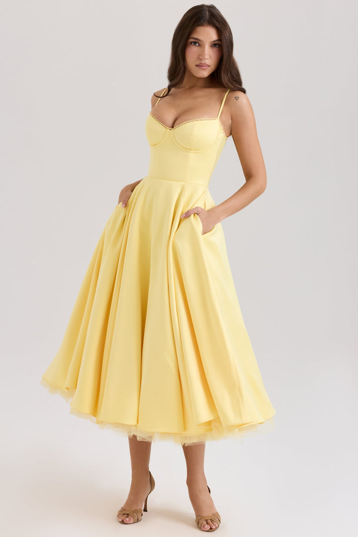 Zola Corset Midi Dress