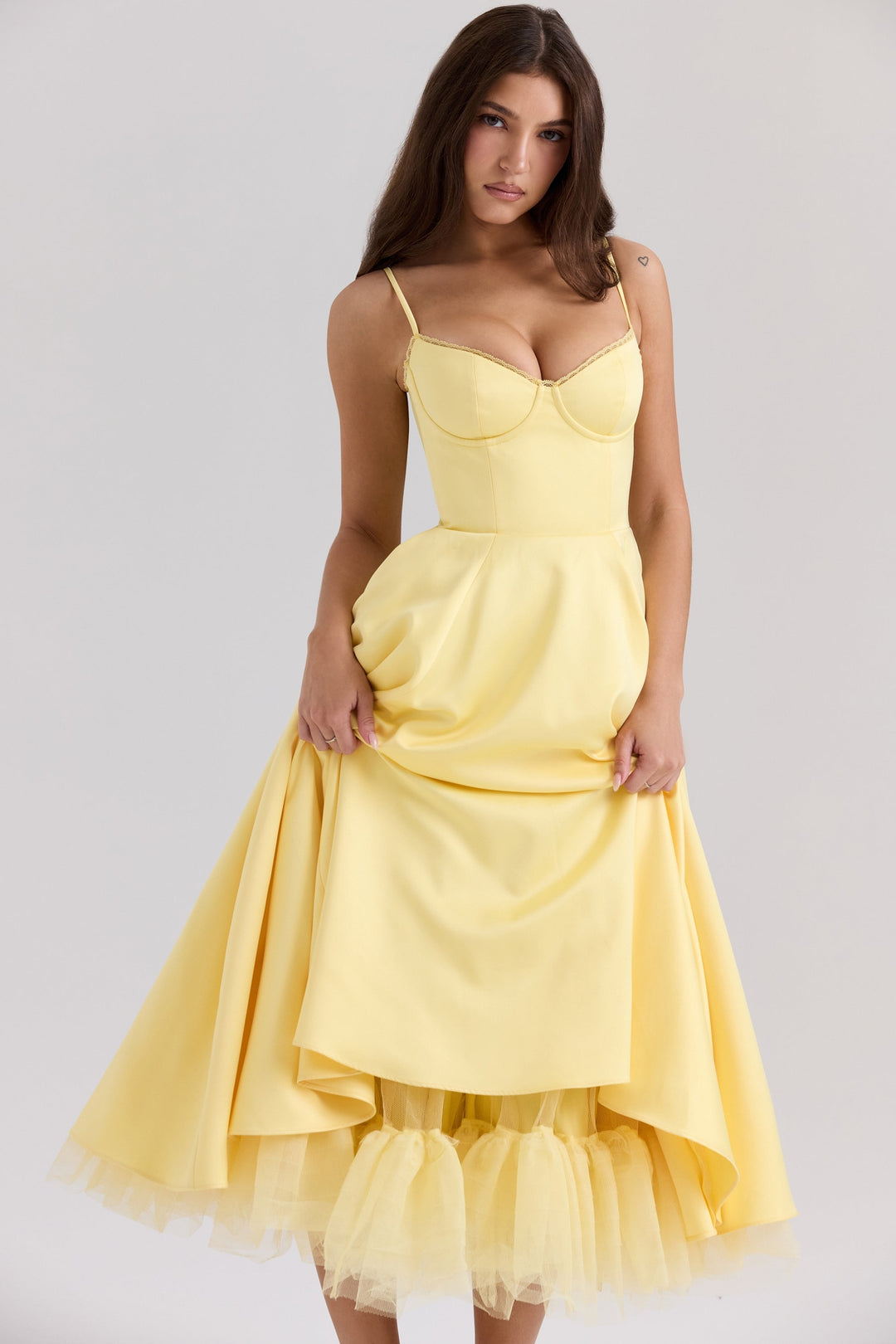 Zola Corset Midi Dress