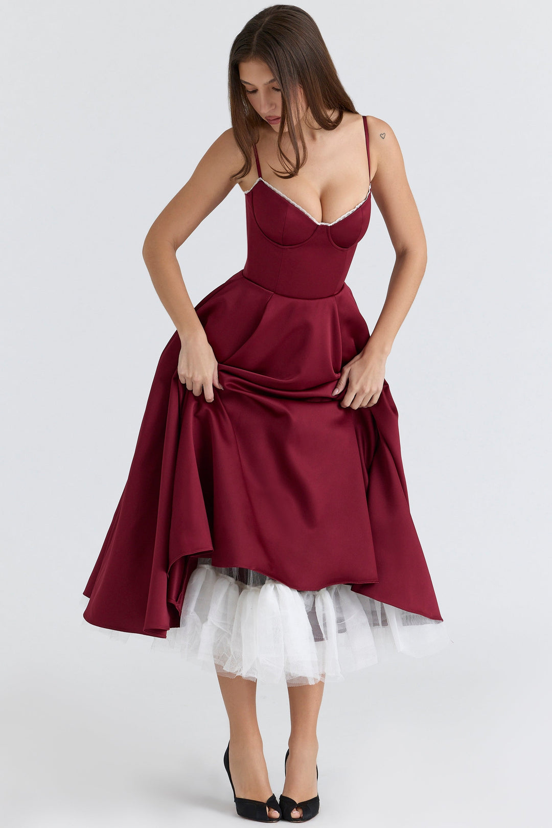 Zola Corset Midi Dress
