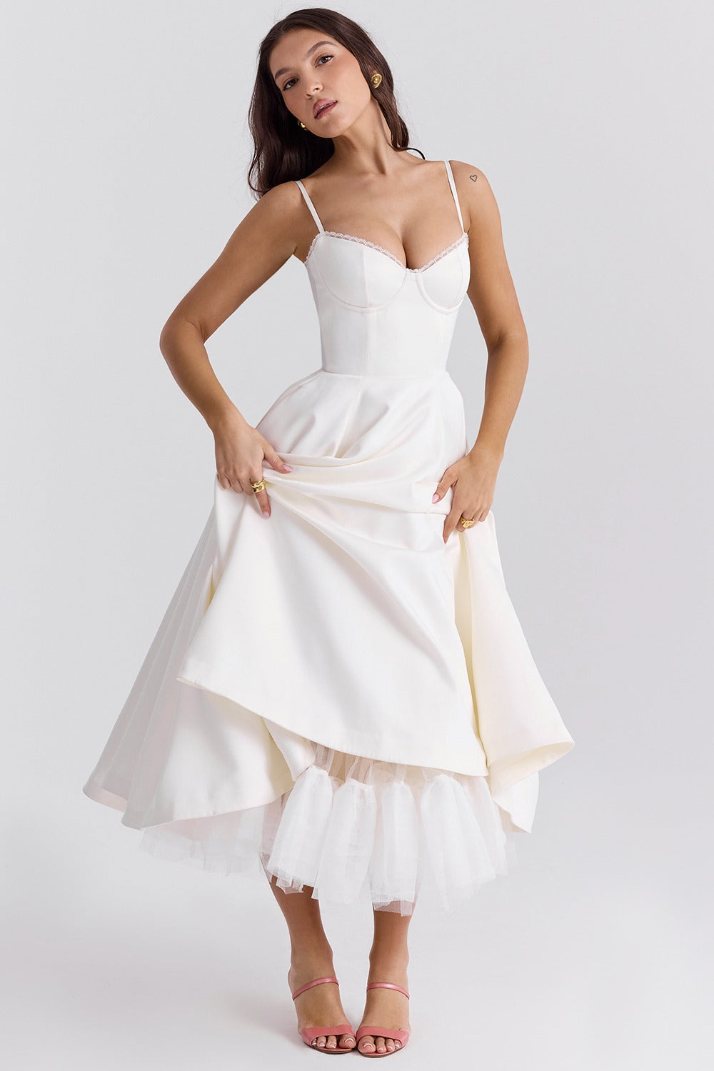 Zola Corset Midi Dress
