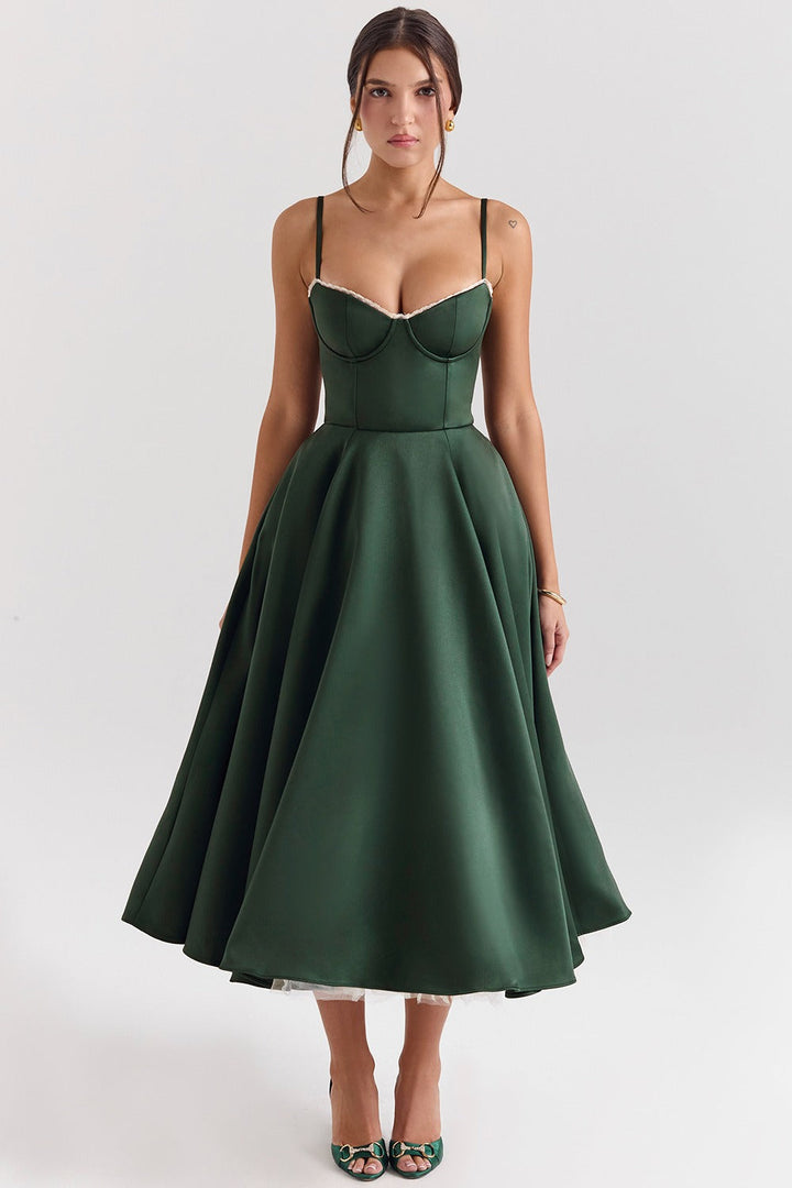 Zola Corset Midi Dress