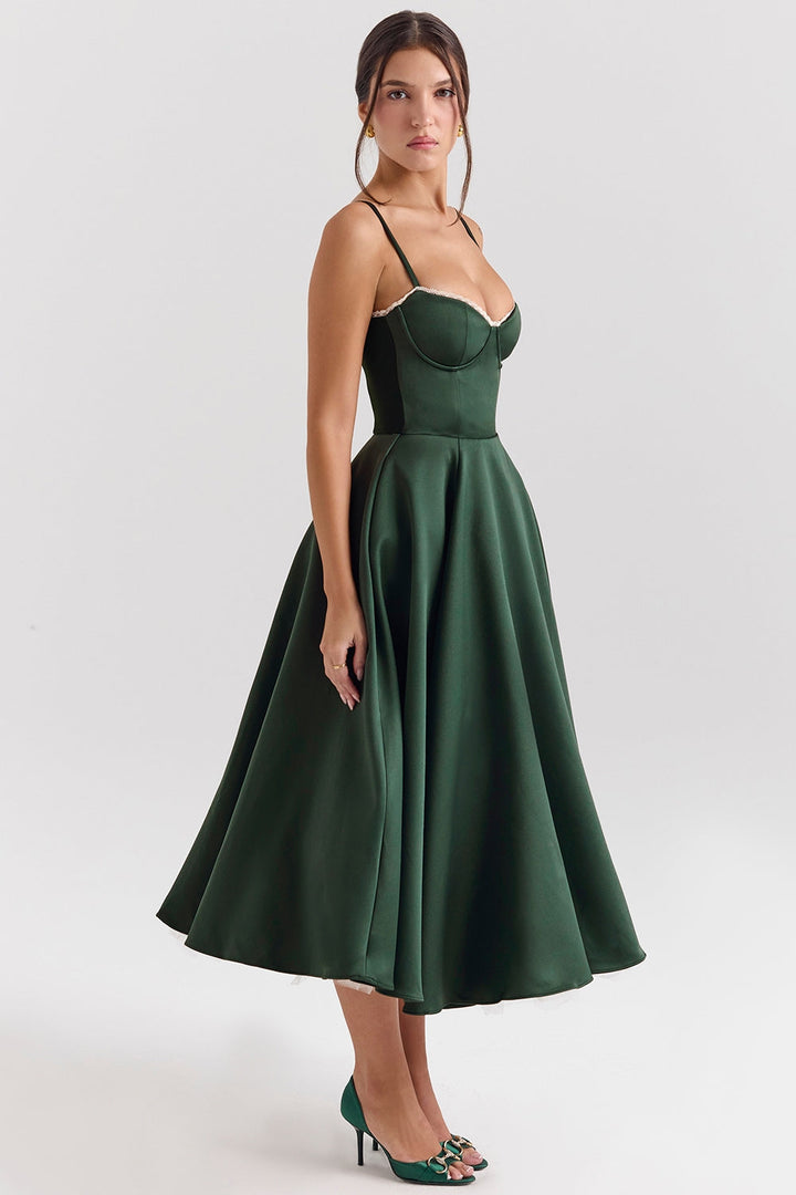 Zola Corset Midi Dress