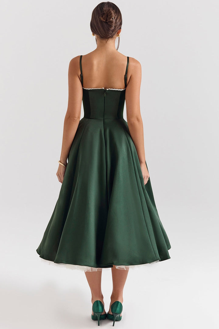 Zola Corset Midi Dress