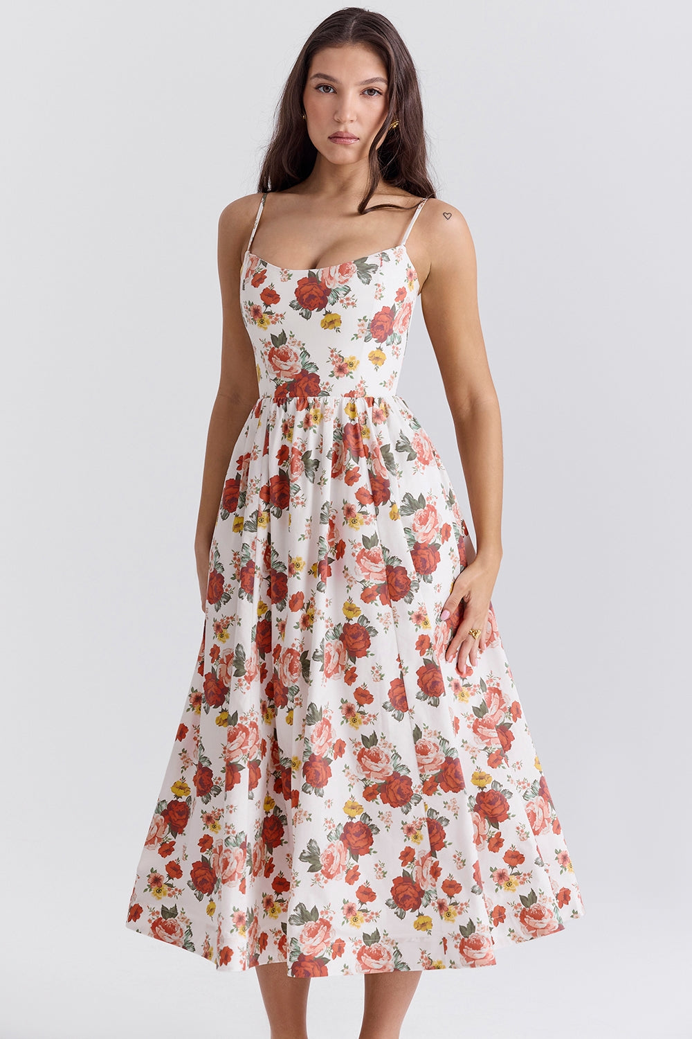 Zola Corset Midi Dress