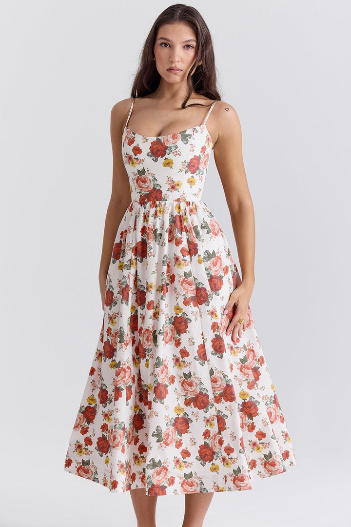 Zola Corset Midi Dress
