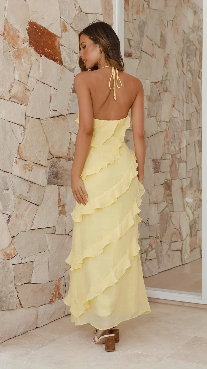 Russelyn Cascading Ruffle Maxi Dress
