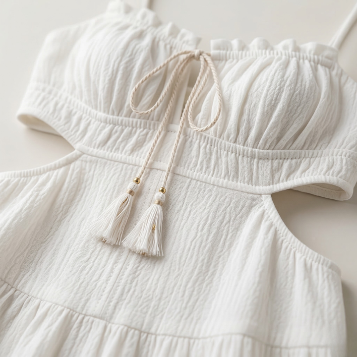 Greta Smocked Tiered Maxi Dress
