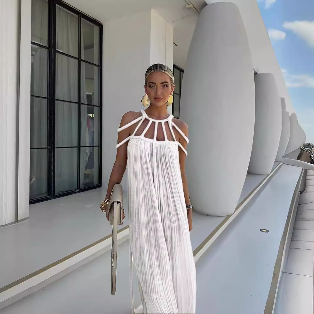Lindsay Pleated Maxi Dress