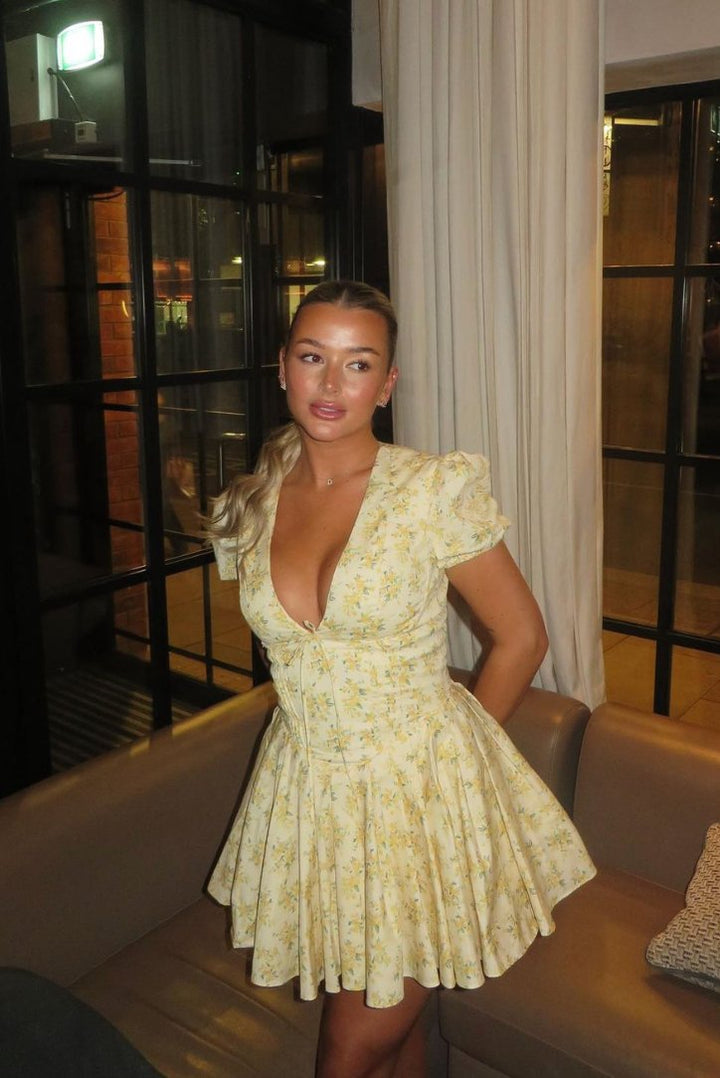 Jenna Corset Flare Mini Dress