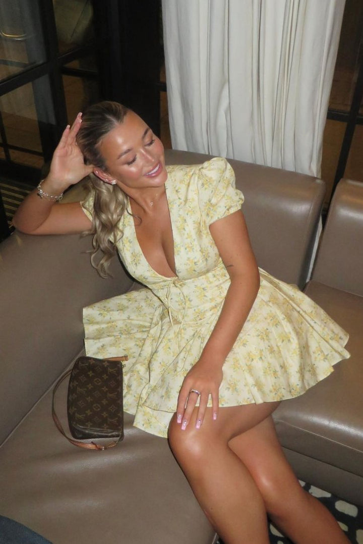 Jenna Corset Flare Mini Dress