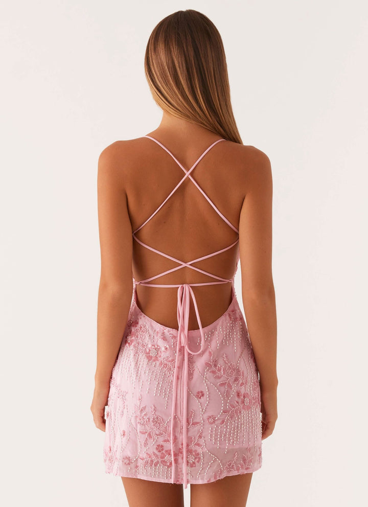 Heidi Embellished Mini Dress