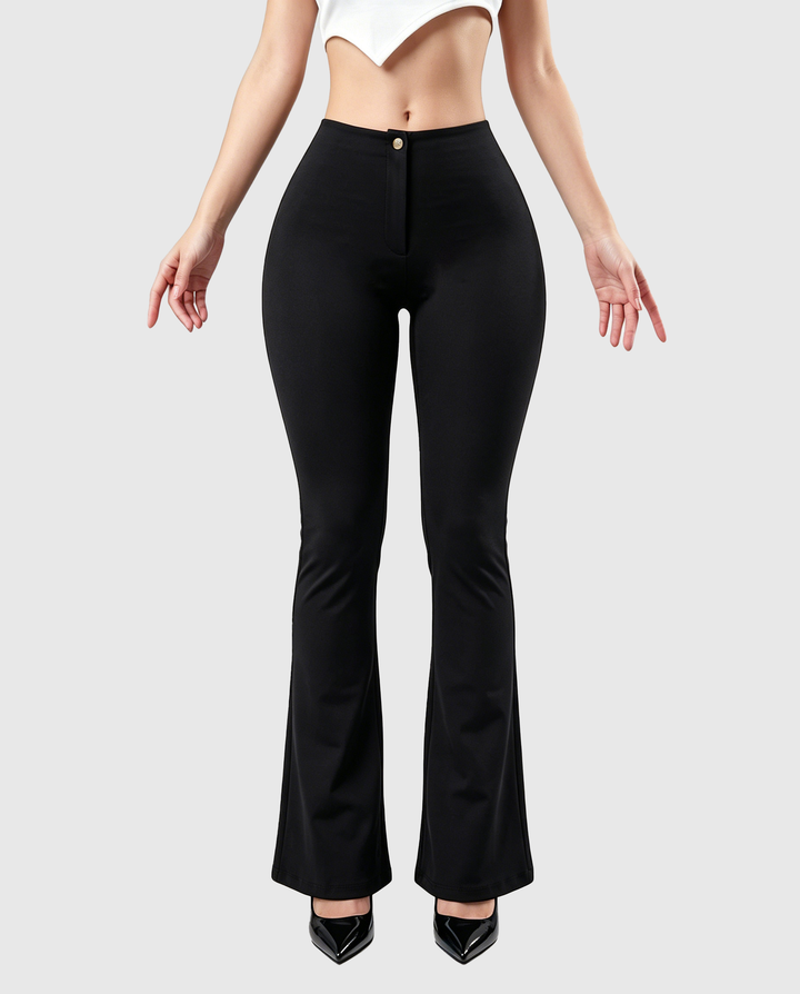 Anais High Waist Flared Stretch Pants