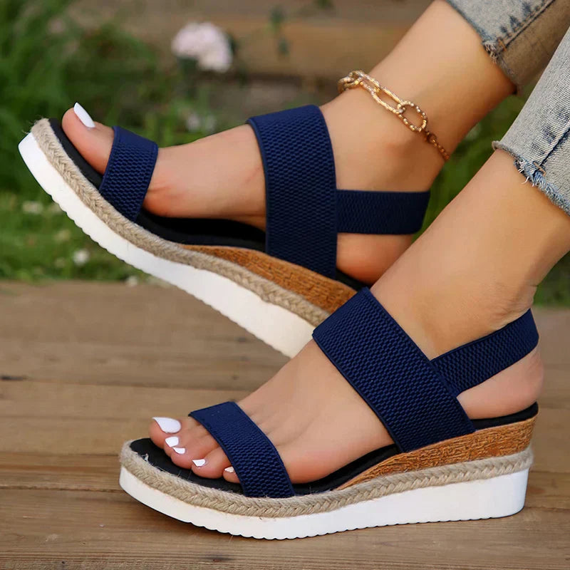 Marigold Riviera Comfort Platform Sandals