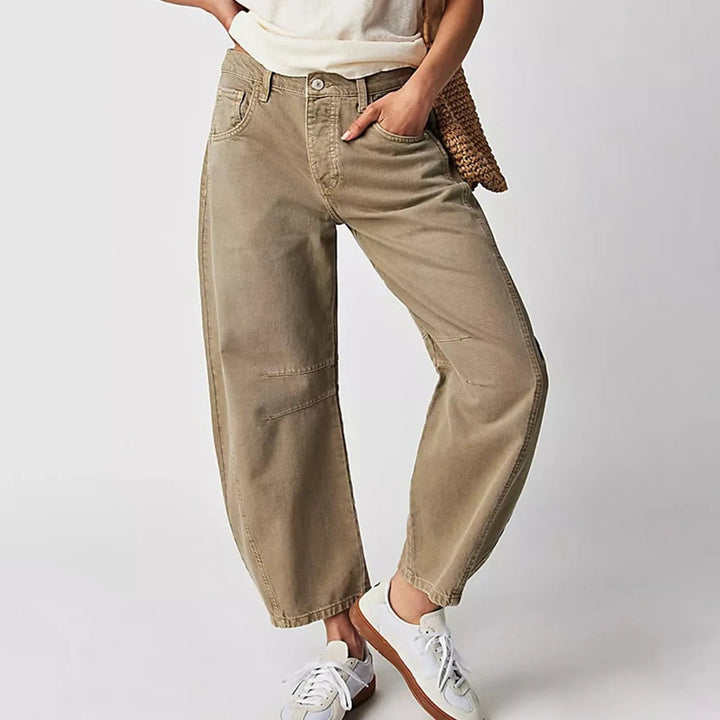 Barrel Barrel Leg Denim Pants